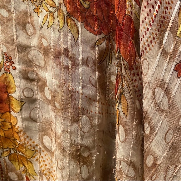 Vintage Sheer Floral Tunic - Picture 13 of 15